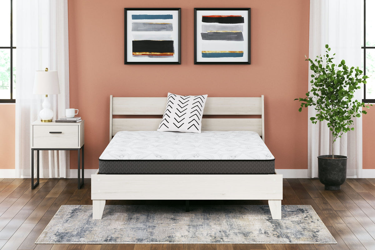 8 Inch Bonnell Hybrid - California King Mattress - White โ view 2