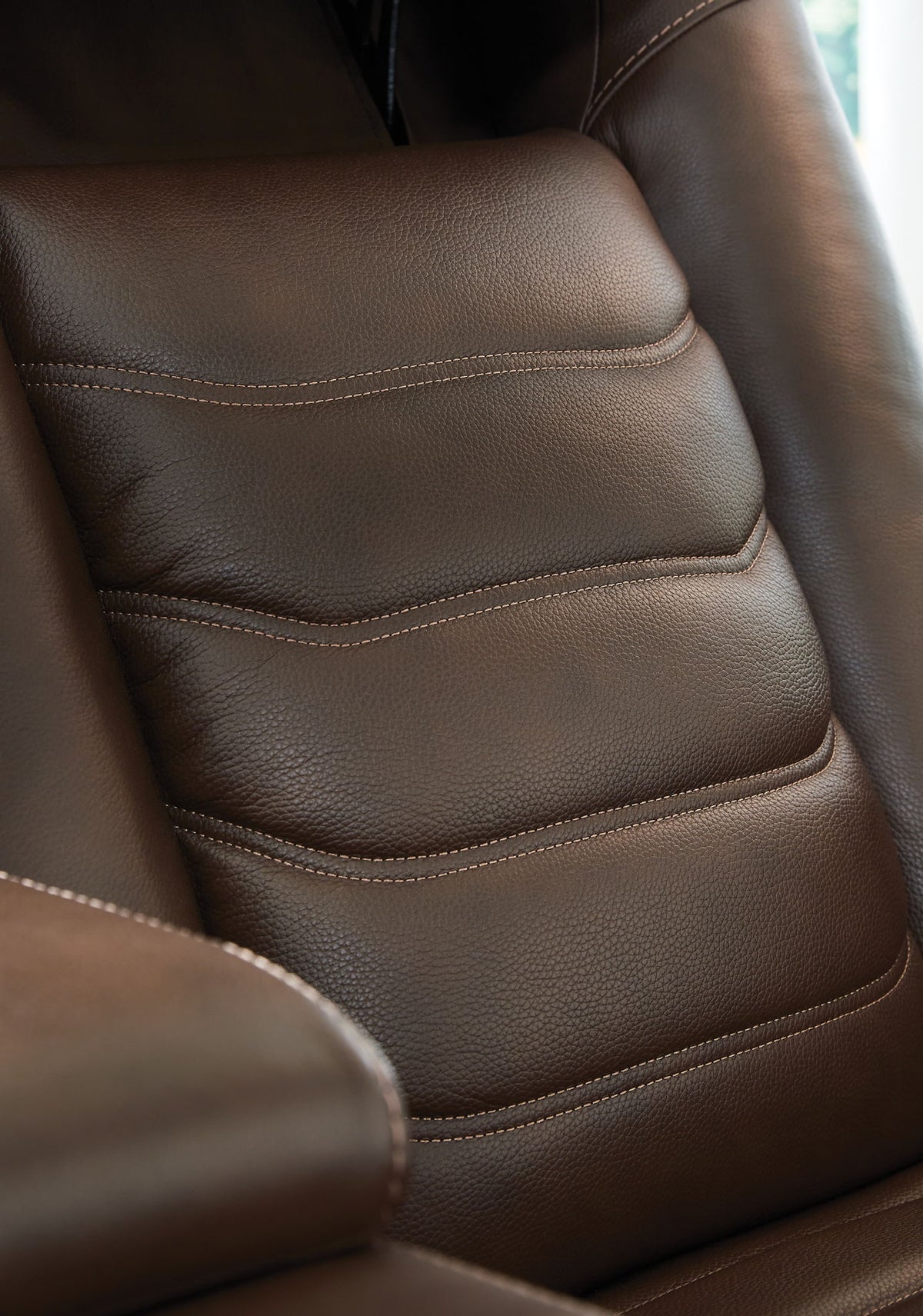 High Impact - Power Recliner / Adj Headrest - Tobacco — view 11