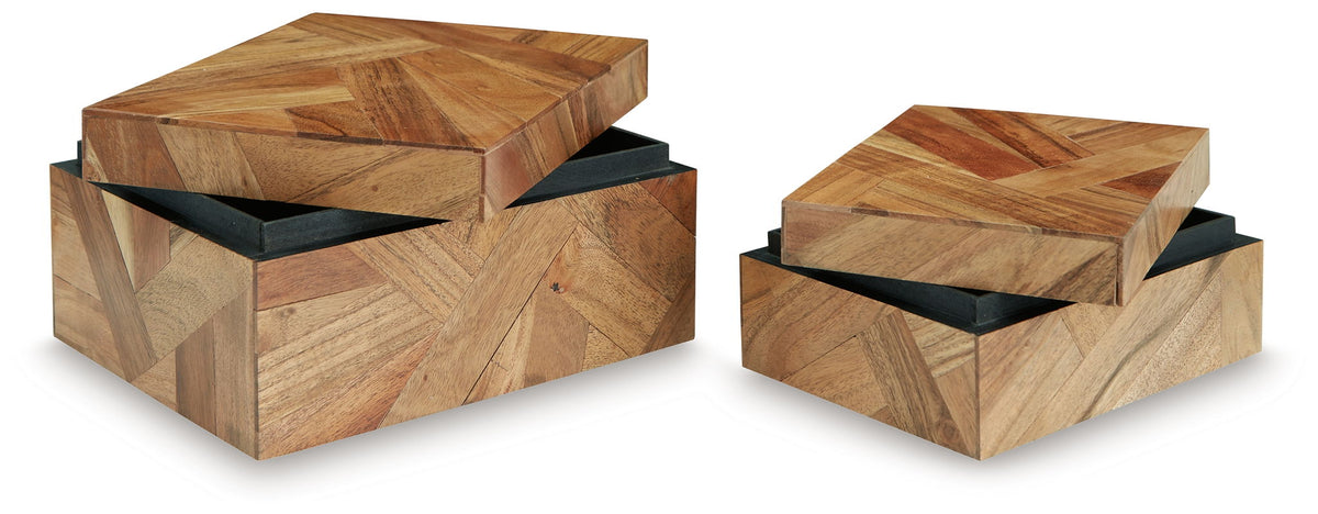 Antford - Box Set (Set of 2) - Brown — view 3