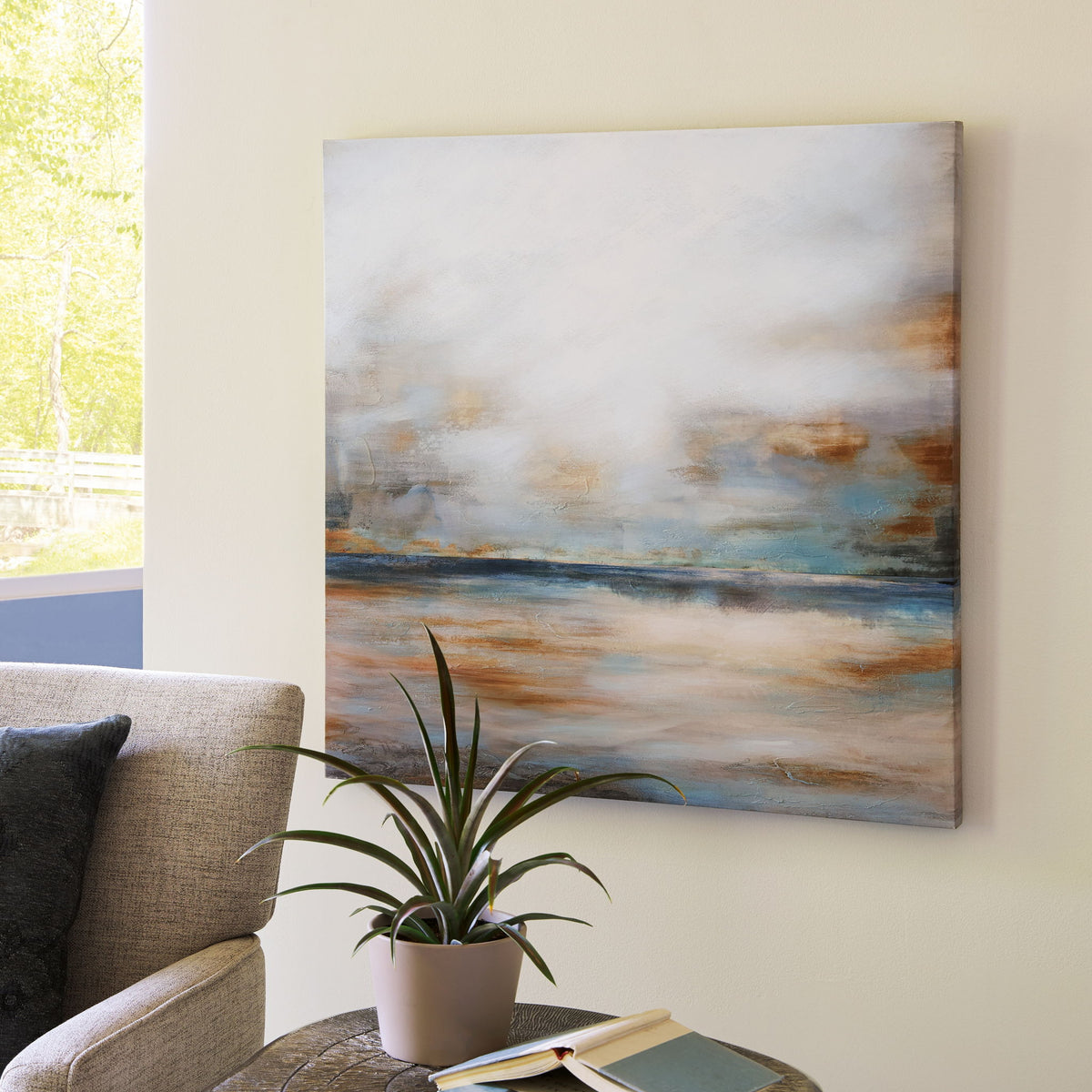 Weatheridge - Wall Art - Grey / Gold — view 2