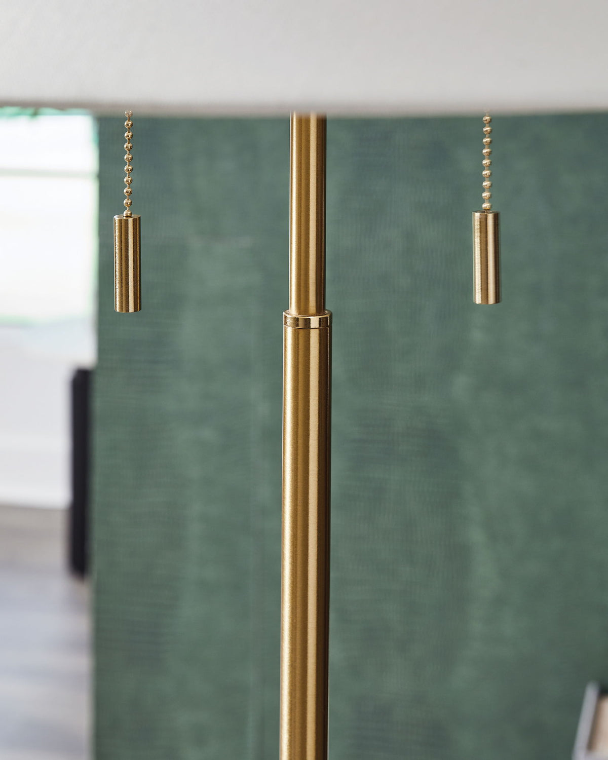 Haigwood - Metal Floor Lamp - Gold Finish — view 3