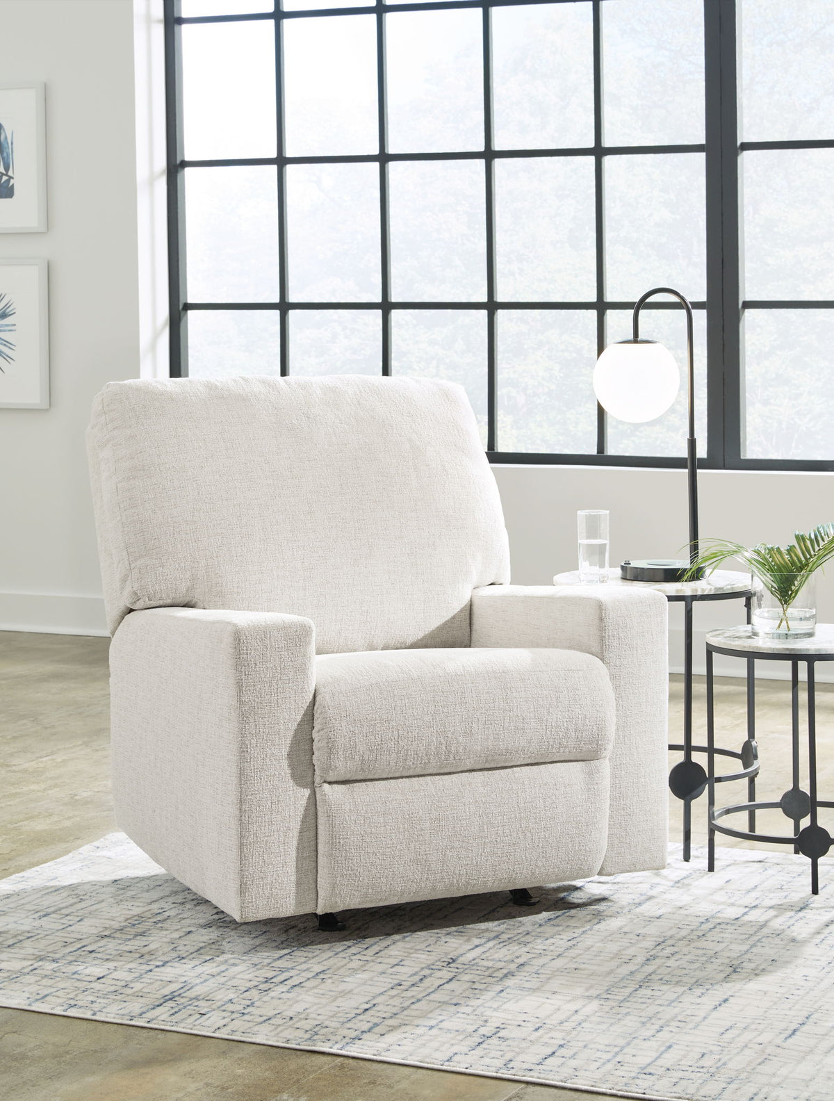 Rannis - Rocker Recliner - Snow — view 2