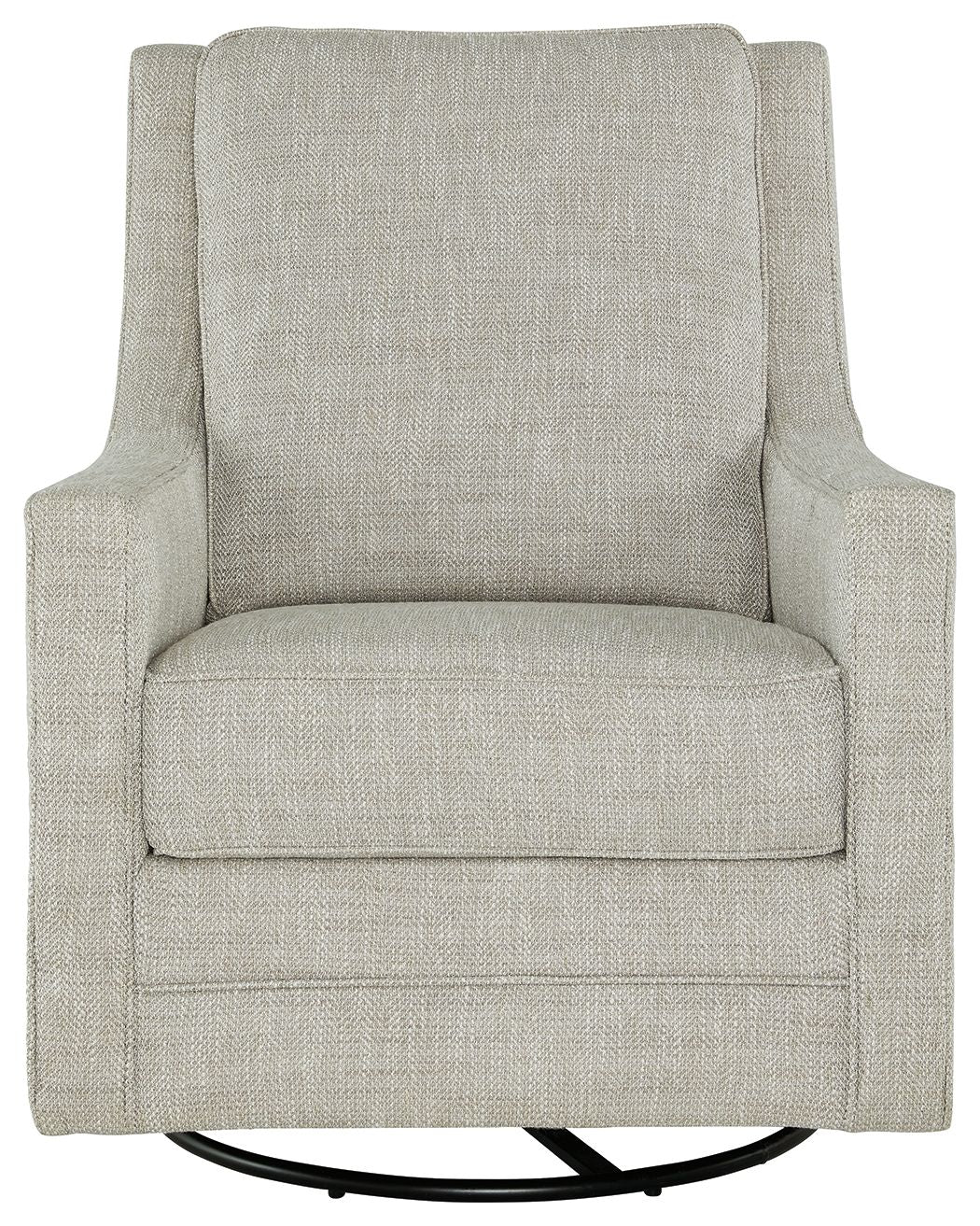 Kambria - Swivel Glider Accent Chair - Fog — view 3