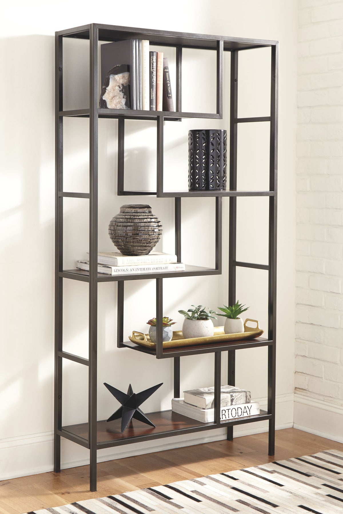 Frankwell - Bookcase - Brown / Black — view 2