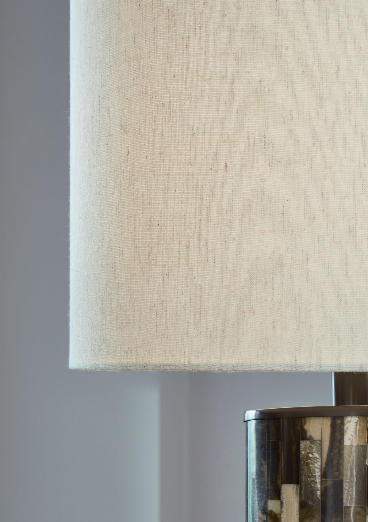 Ellford - Poly Table Lamp - Black / Brown / Cream — view 3