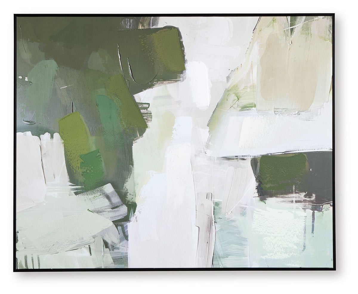 Vinick - Wall Art - Green / Gray / White — view 4