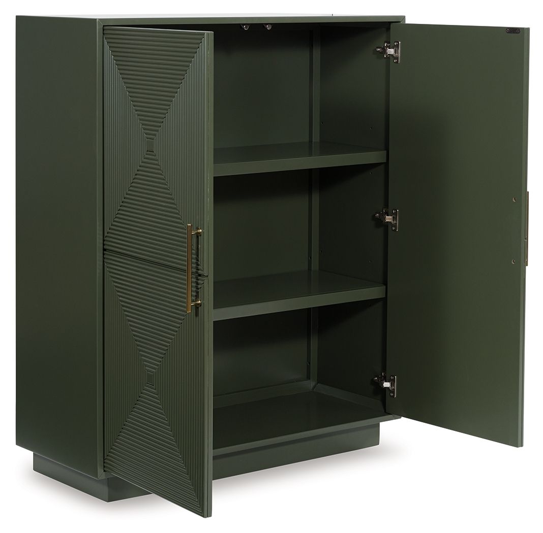 Geirwood - Accent Cabinet - Dark Green — view 4