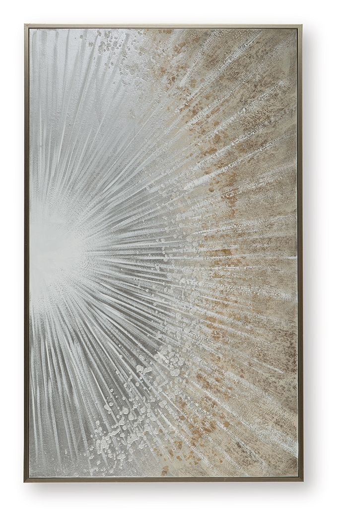 Waldard - Wall Art - Gray / Taupe / White — view 6