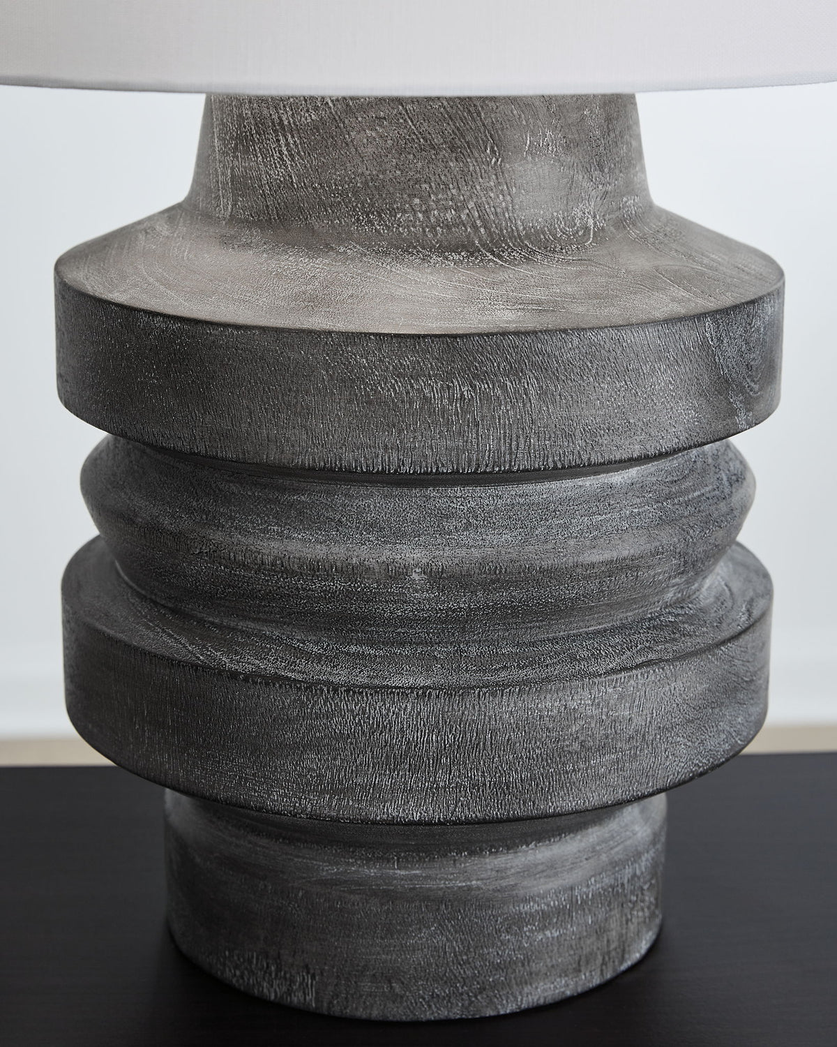 Wahida - Poly Table Lamp - Distressed Black — view 3
