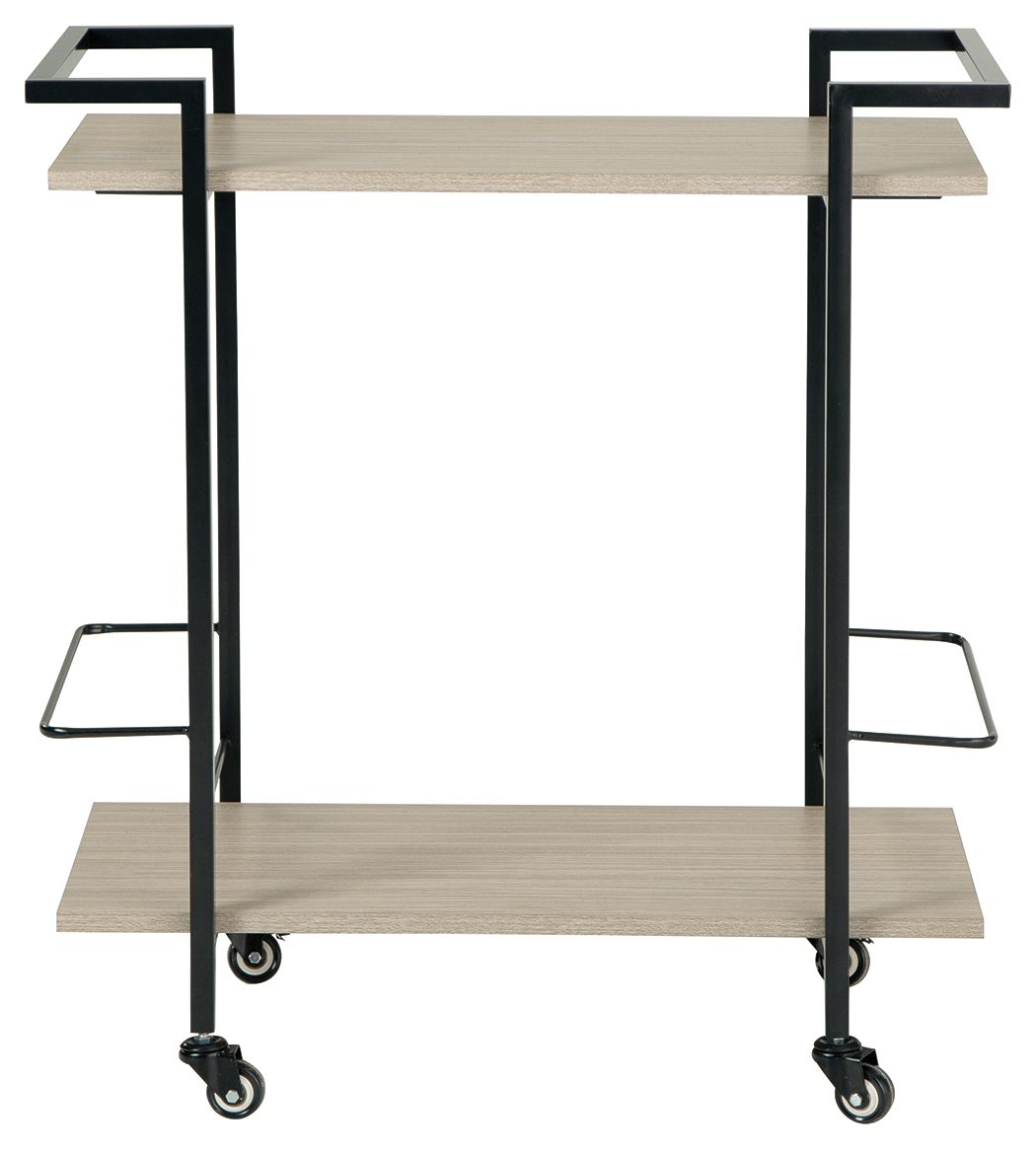 Waylowe - Bar Cart - Brown / Black — view 3