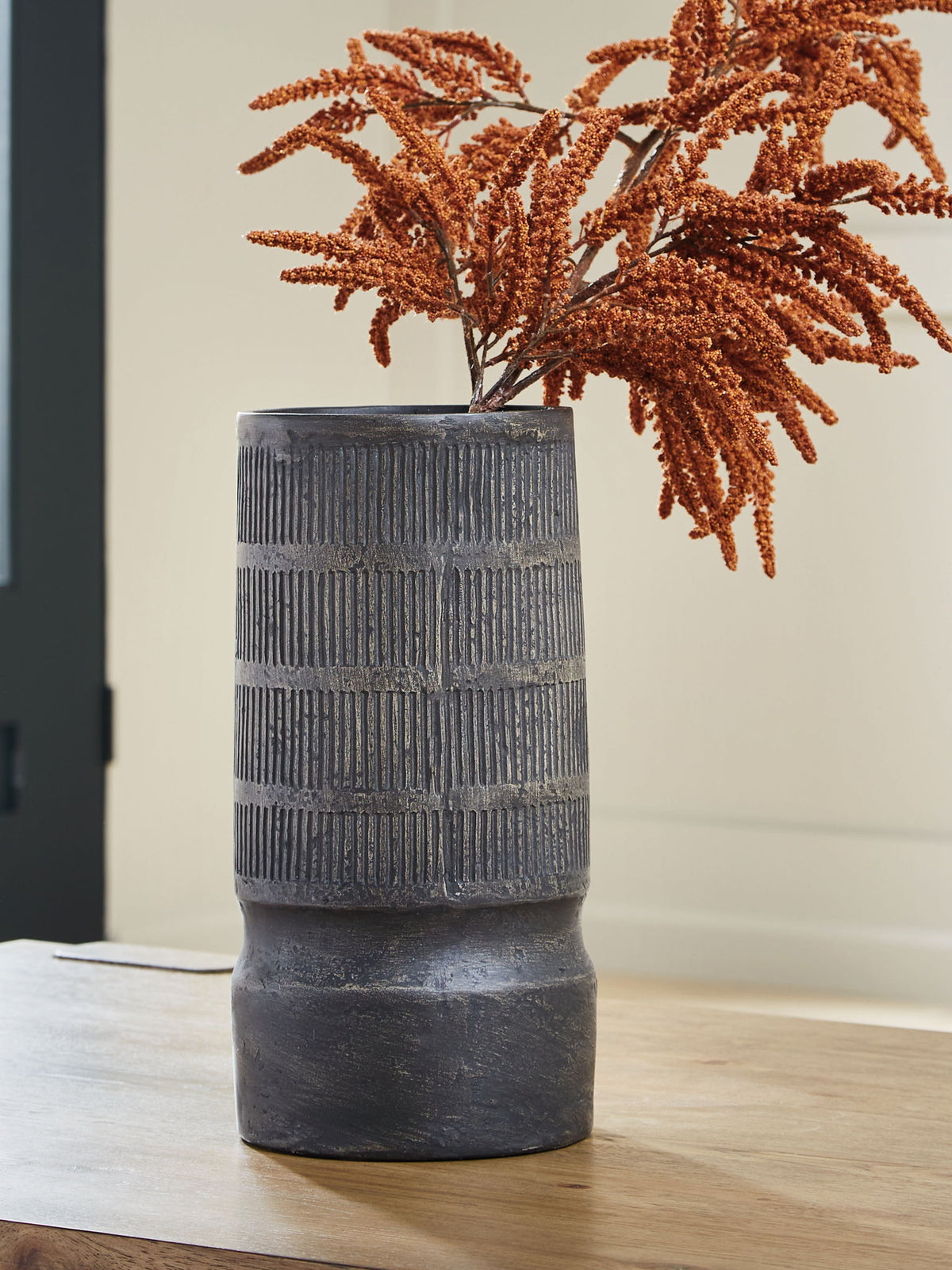 Beninworth - Vase - 16" - Antique Black — view 2