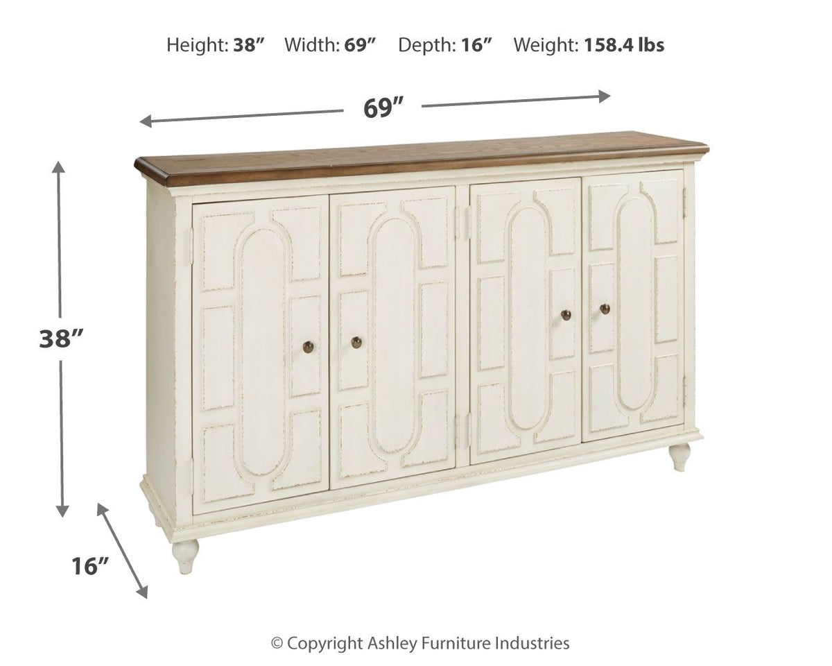 Roranville - Accent Cabinet - Antique White — view 4