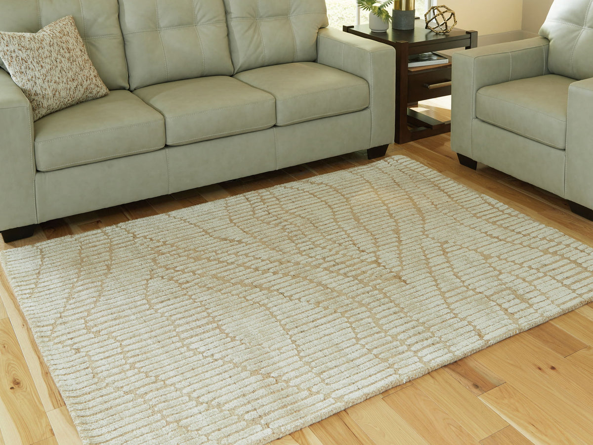 Jaseena - 5' x 7' Rug - Beige / Tan — view 2