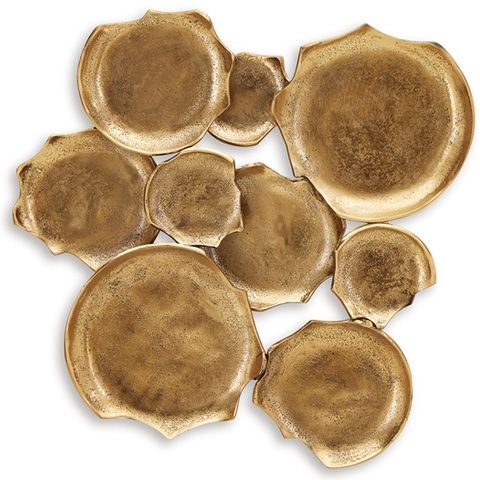 Gageton - Wall Decor - Antique Gold Finish — view 6
