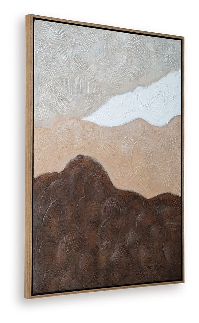 Fanthorne - Wall Art - Tan / Brown / White — view 3