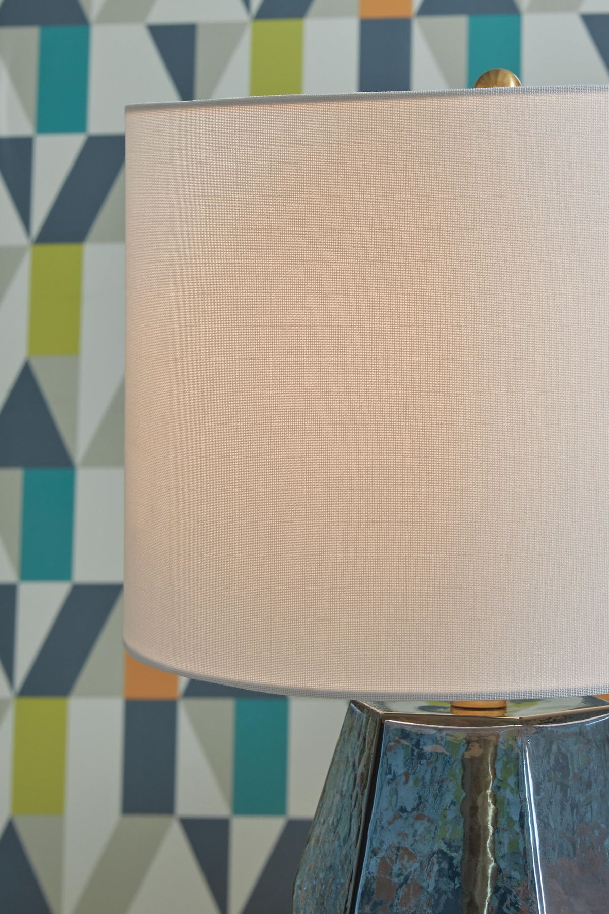 Tallow - Glass Table Lamp - Blue — view 3