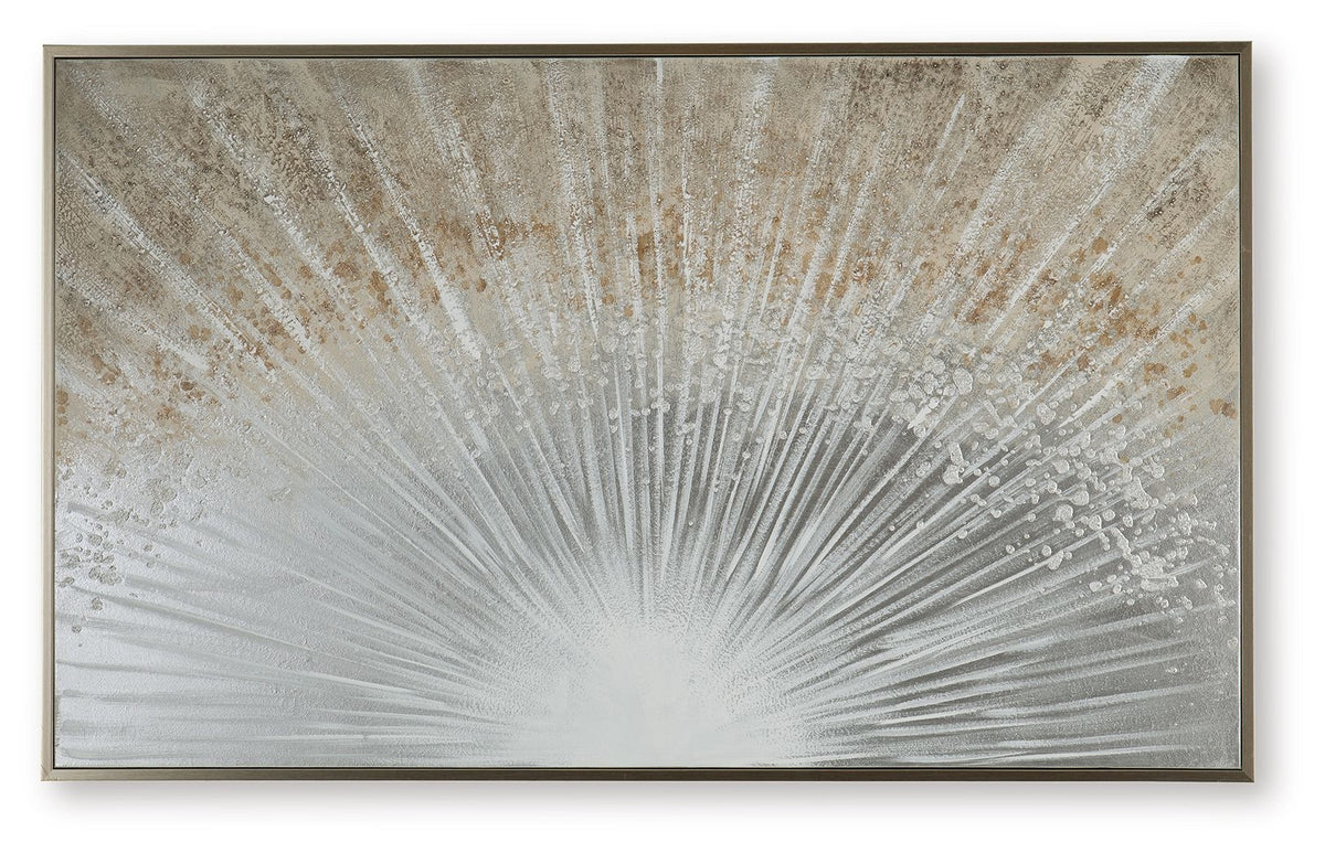 Waldard - Wall Art - Gray / Taupe / White — view 5