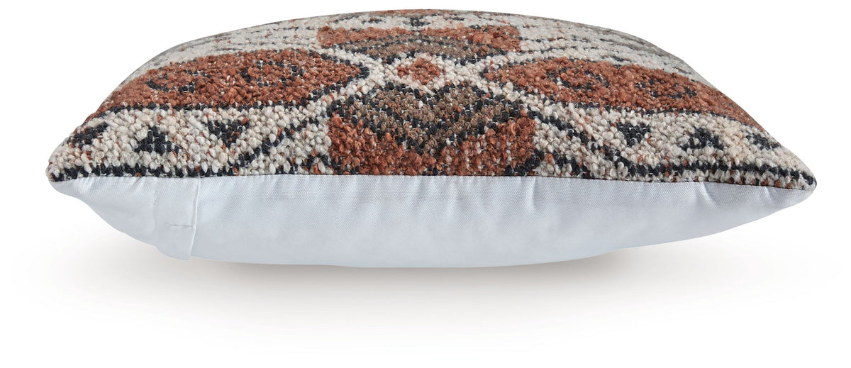 Kierenworth - Pillow (Set of 4) - Sienna / Ivory / Black — view 3