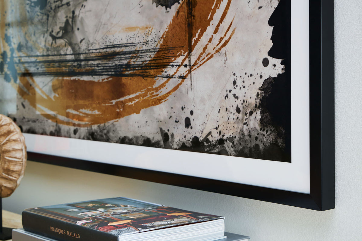 Clefting - Wall Art - Black / Caramel / Tan — view 8