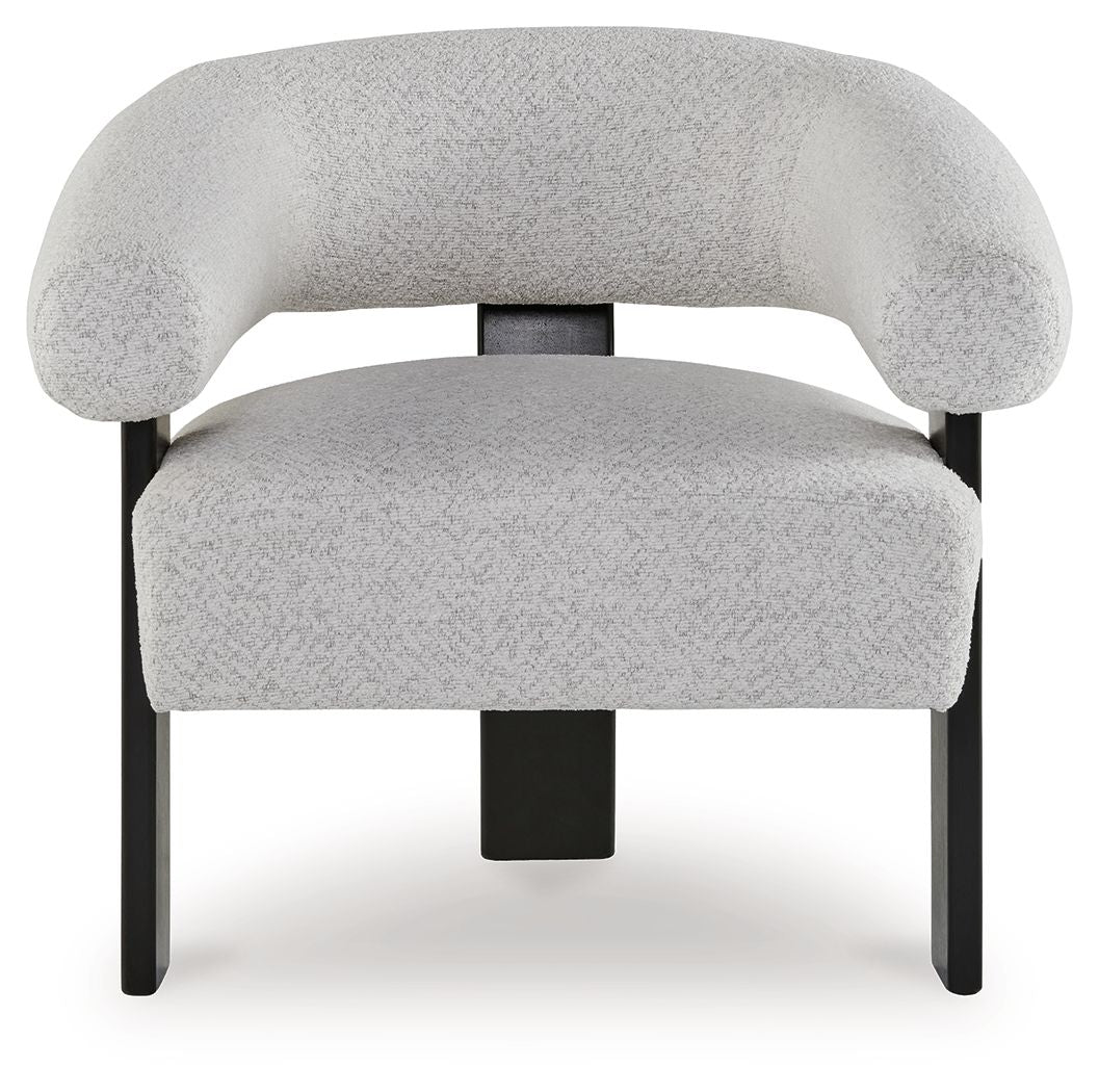 Dultish - Accent Chair - Snow — view 3