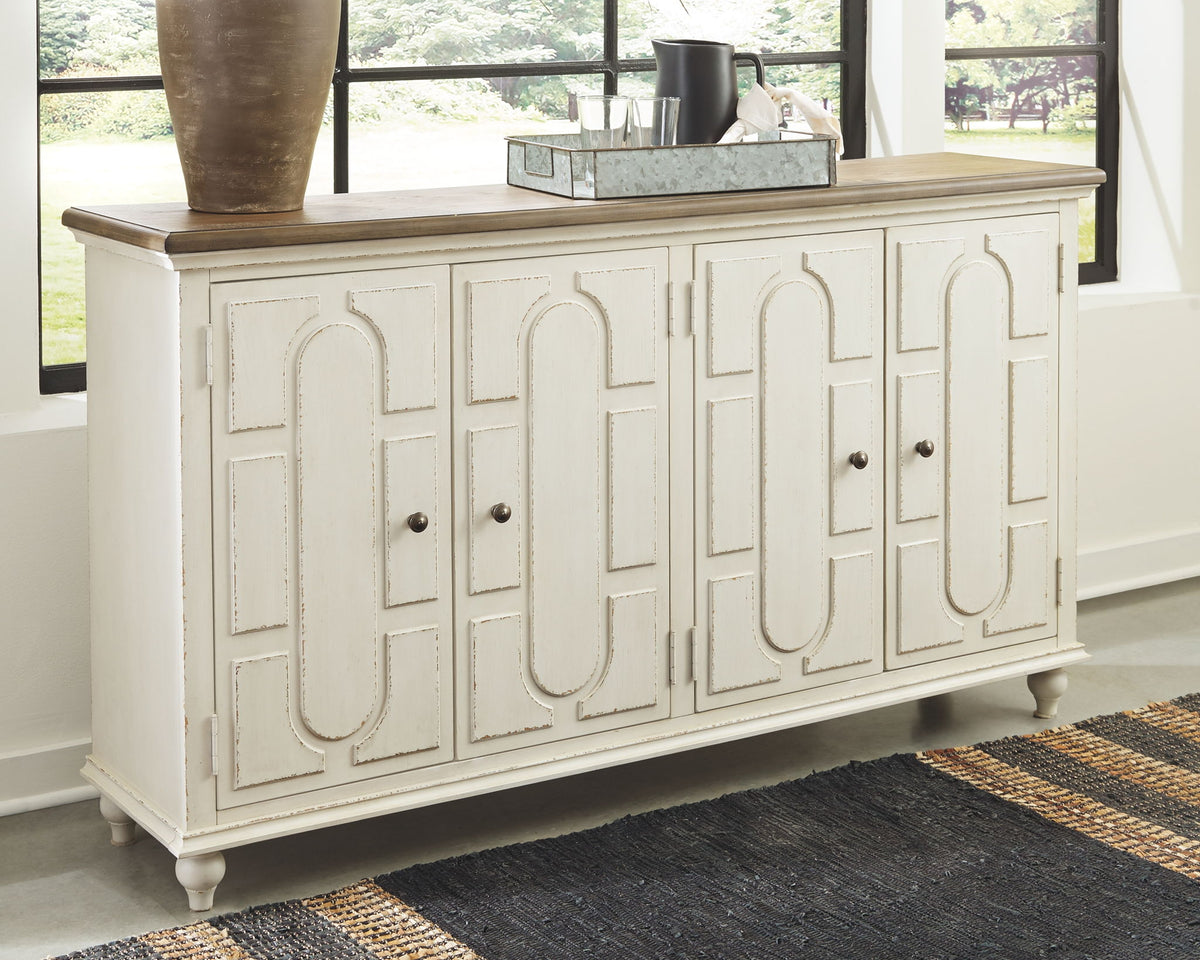 Roranville - Accent Cabinet - Antique White — view 2