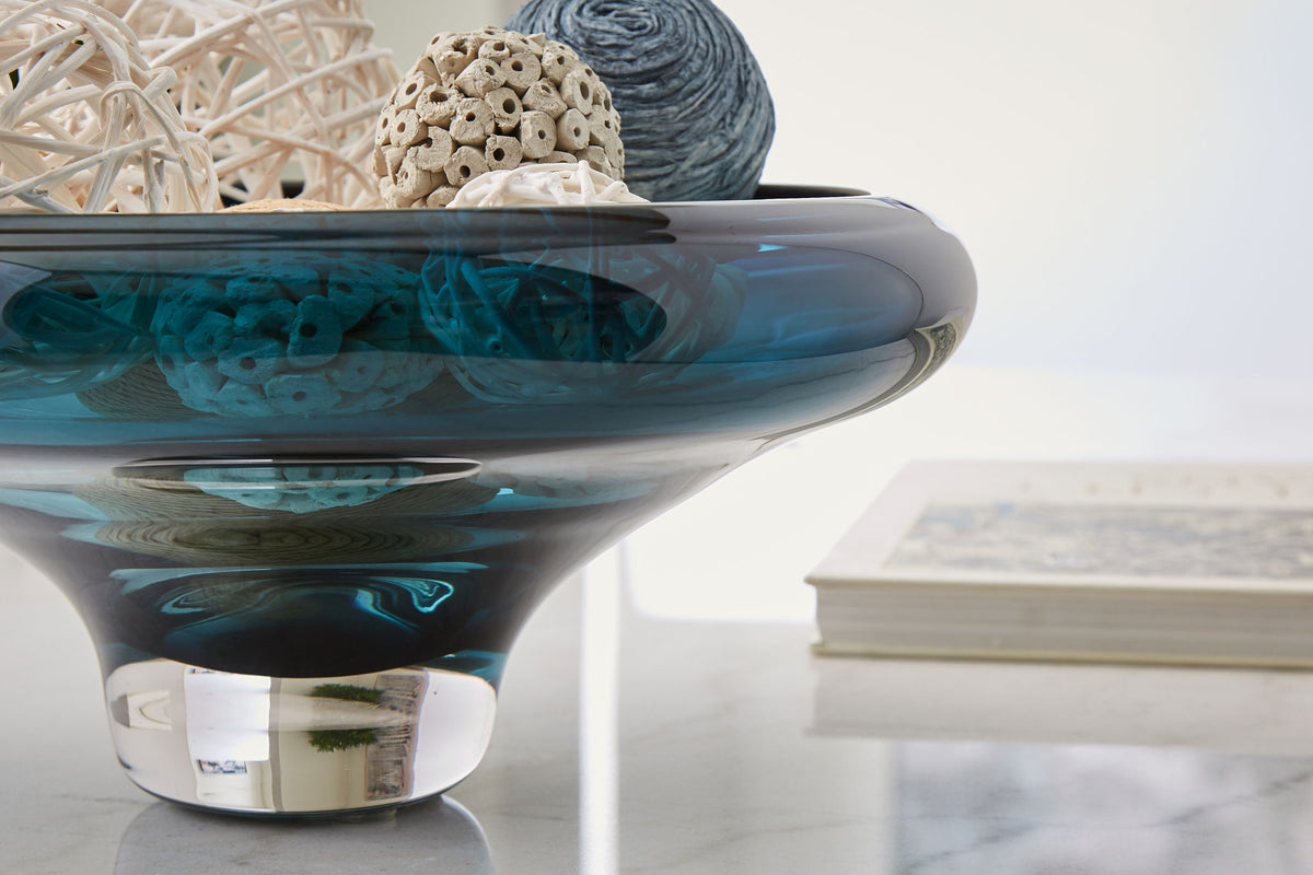 Vallborough - Bowl - Teal Blue — view 3