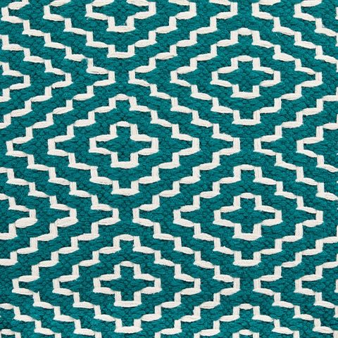 Brynnsen - Pouf - Teal / Ivory — view 5