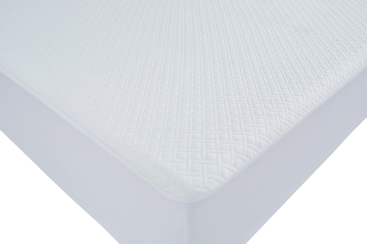 Basic Protector - Queen Mattress Protector (Set of 4) - White — view 3