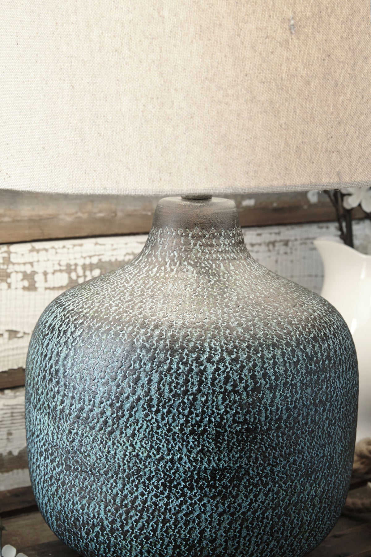 Malthace - Metal Table Lamp - Patina — view 3