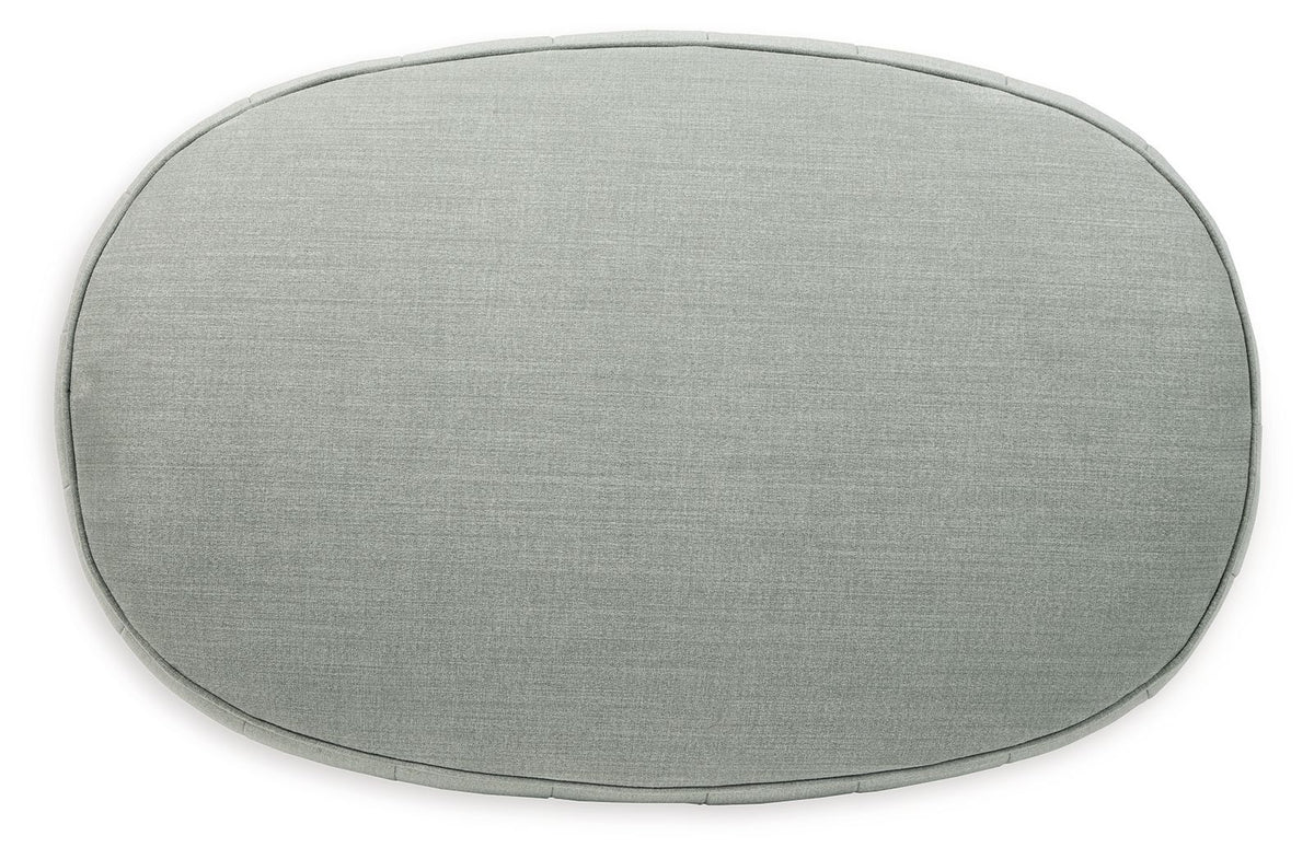 Hollyann - Oversized Accent Ottoman - Gray — view 8