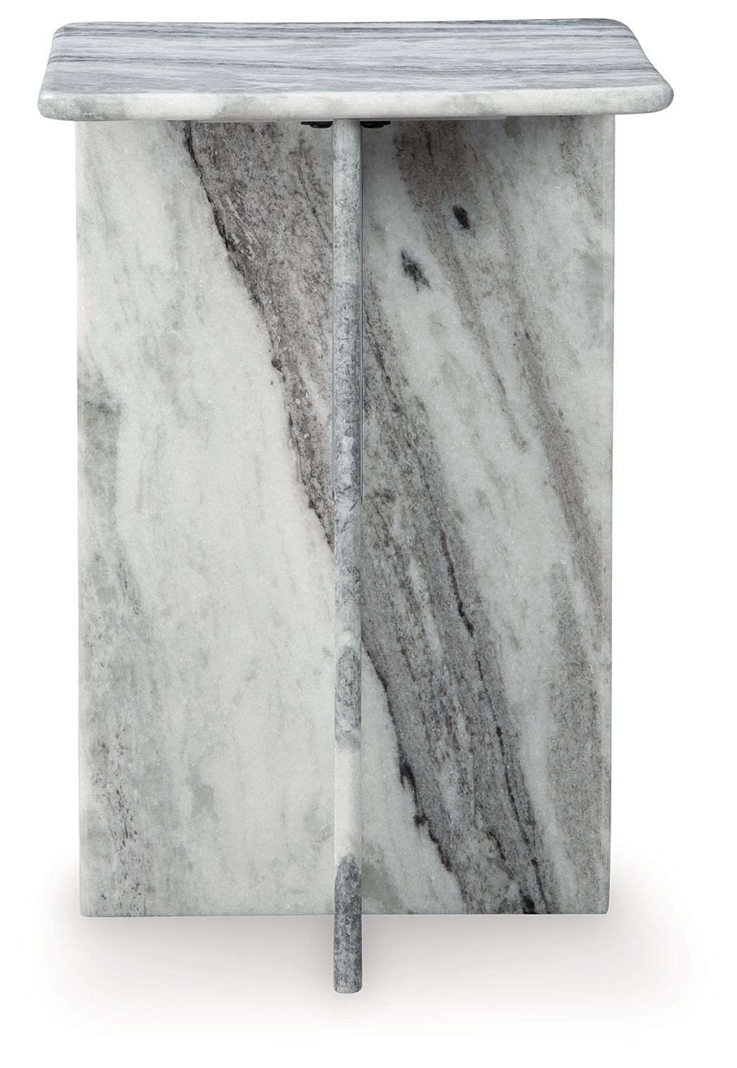 Keithwell - Square Accent Table - Gray — view 5