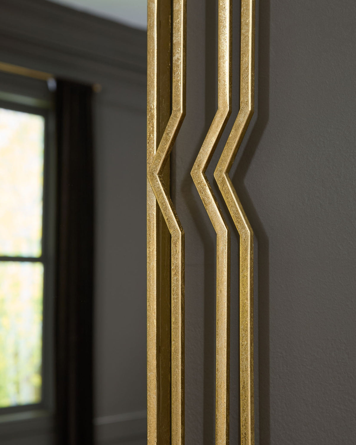 Claybrook - Accent Mirror - Gold Finish — view 6