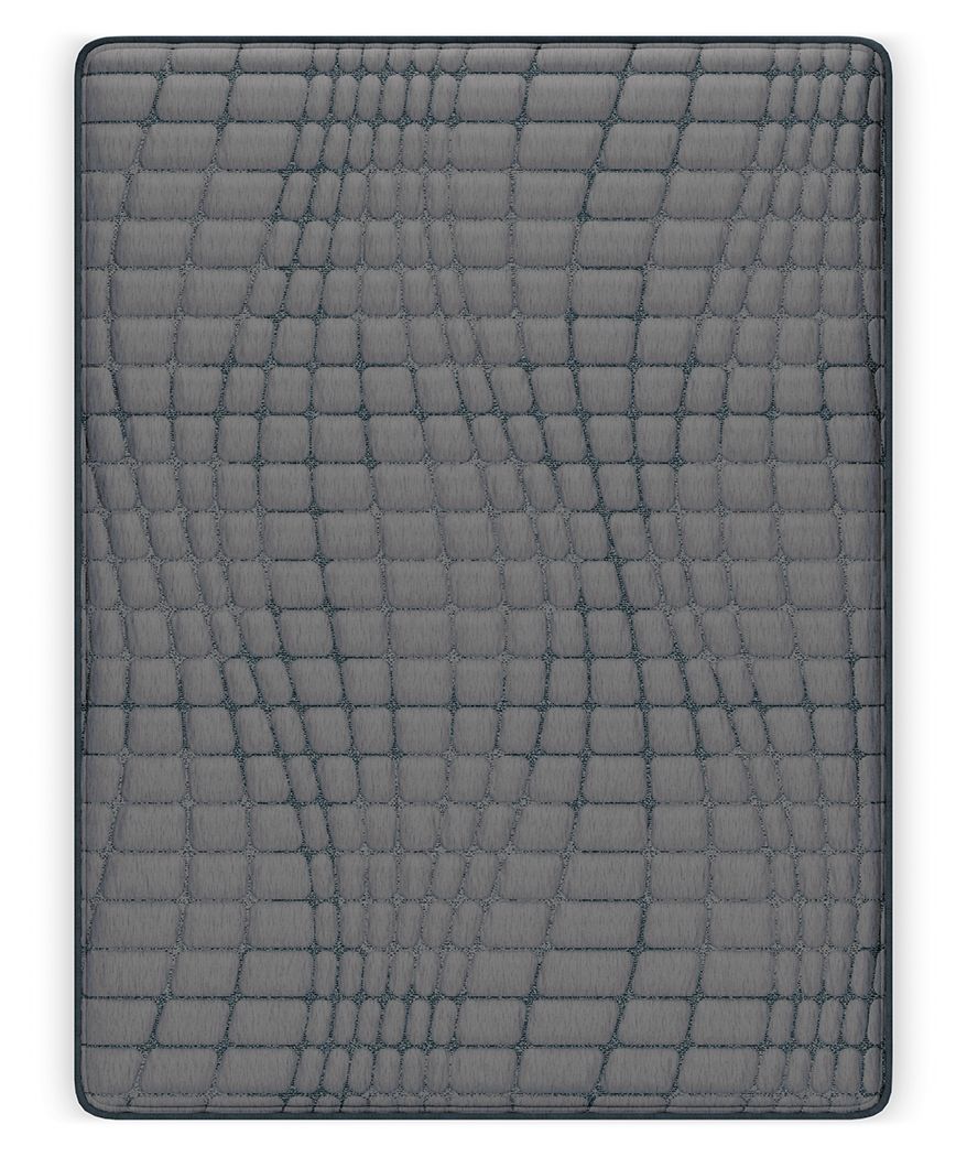 Gray 1200 Hybrid - King Mattress - Gray — view 9