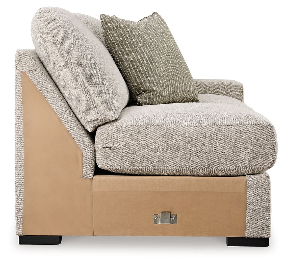 Ballyton - Raf Loveseat - Sand — view 5