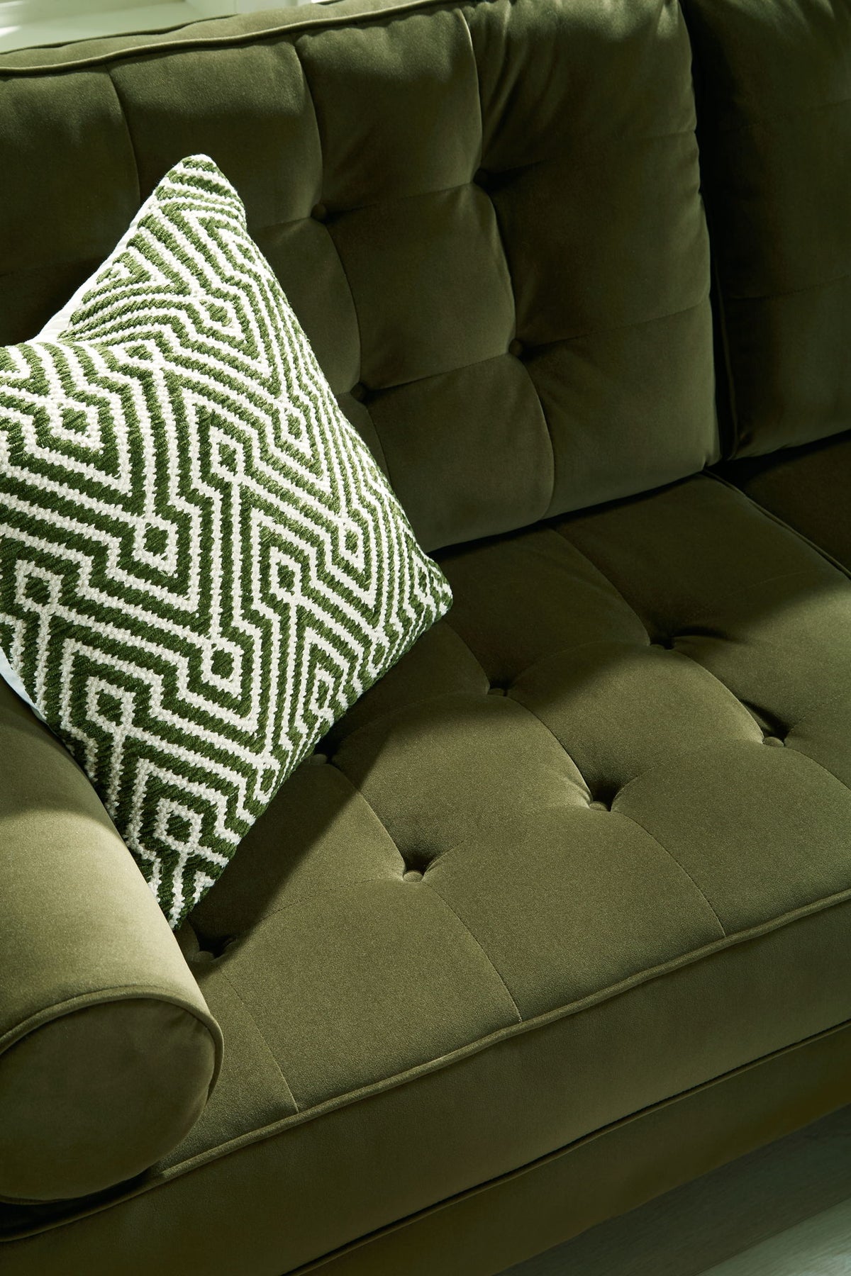 Reveon Lakes - Loveseat - Olive — view 6