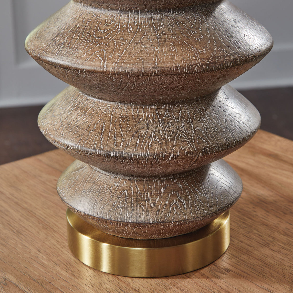 Jyllyard - Poly Table Lamp - Brown / Gold Finish — view 3