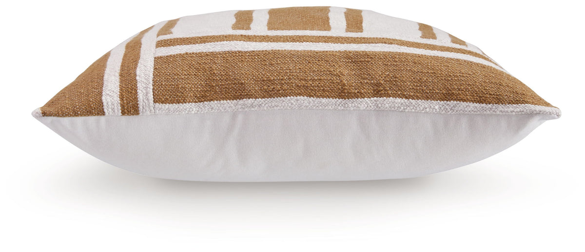 Darrman - Pillow (Set of 4) - Ochre / Ivory — view 3