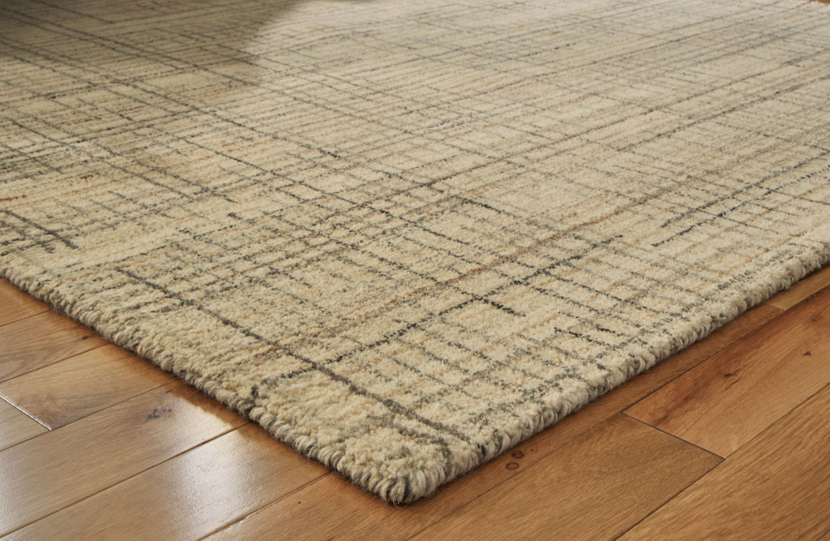 Janston - 5' x 7' Rug - Ivory / Gray / Tan — view 3