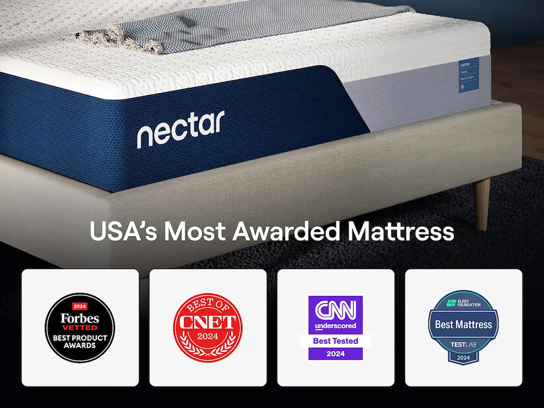 M125 Nectar Memory Foam Mattress (Firm) — Cooling Quilted Cover