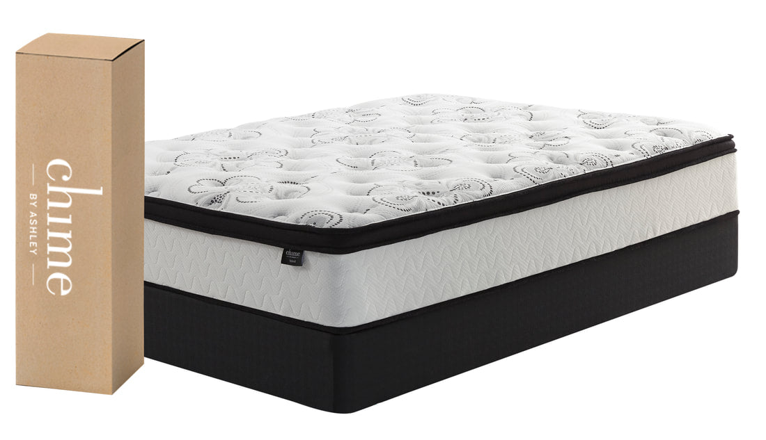 M697 12" Hybrid Mattress — Plush Wrapped Coils, Bed in a Box