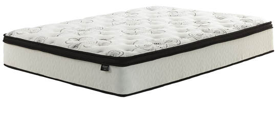 M697 12" Hybrid Mattress — Plush Wrapped Coils, Bed in a Box