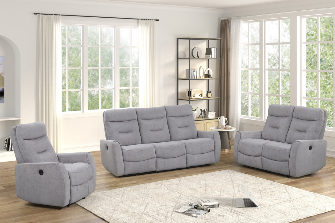 Nina 3PC Power Reclining Set — 5 Power Recliners & USB Charging