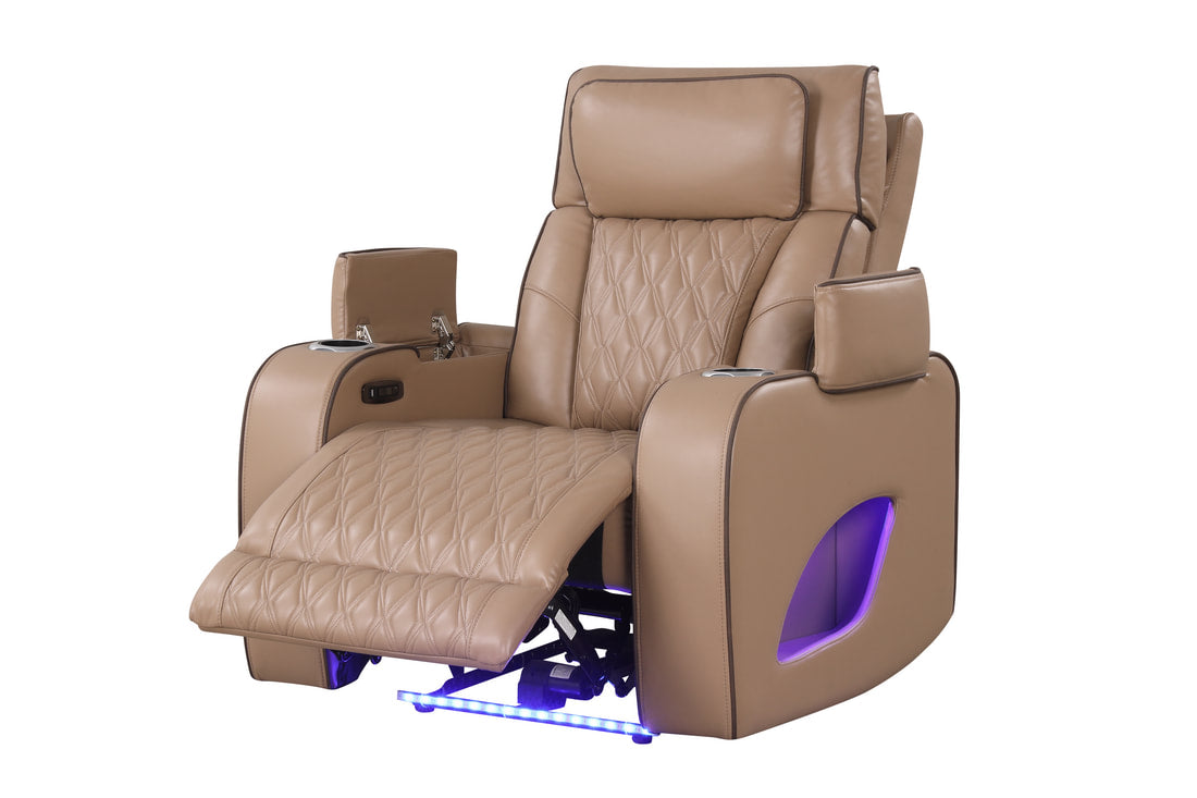 Rivera 3PC Power Reclining Set — LED Lighting & Wireless Charging