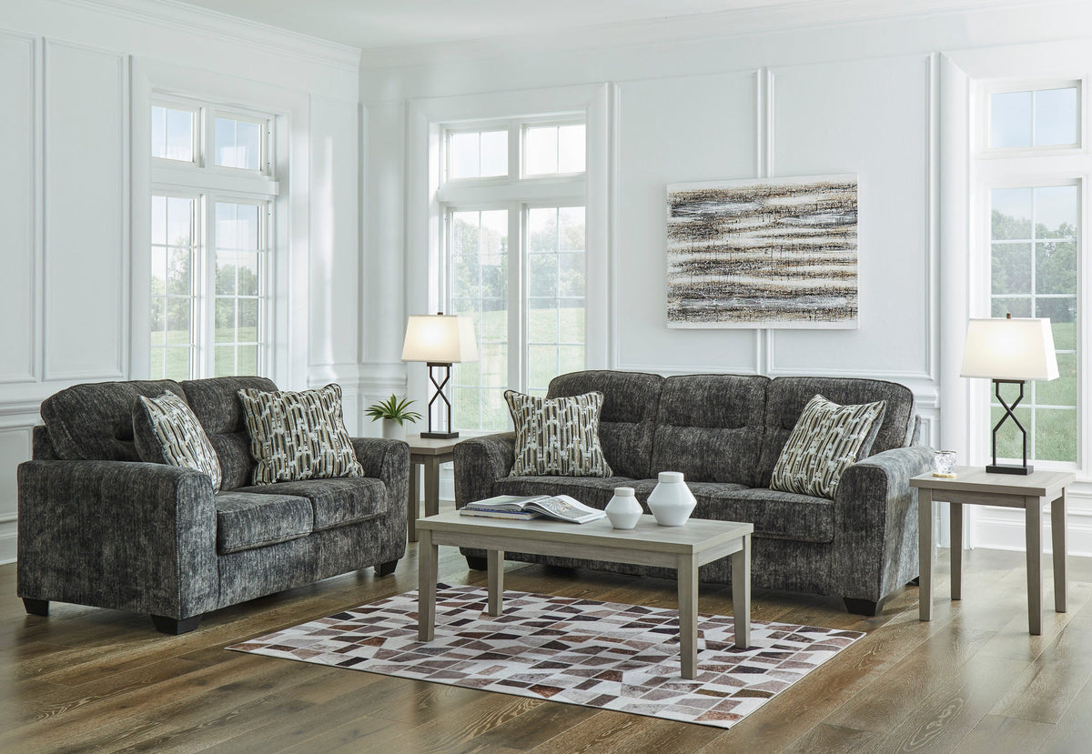 Ashley 505-04 Sofa & Loveseat — Accent Pillows Included