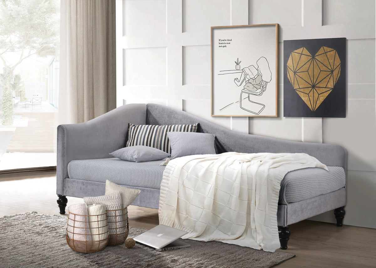 Mary Daybed — Silver & Blue Colorways