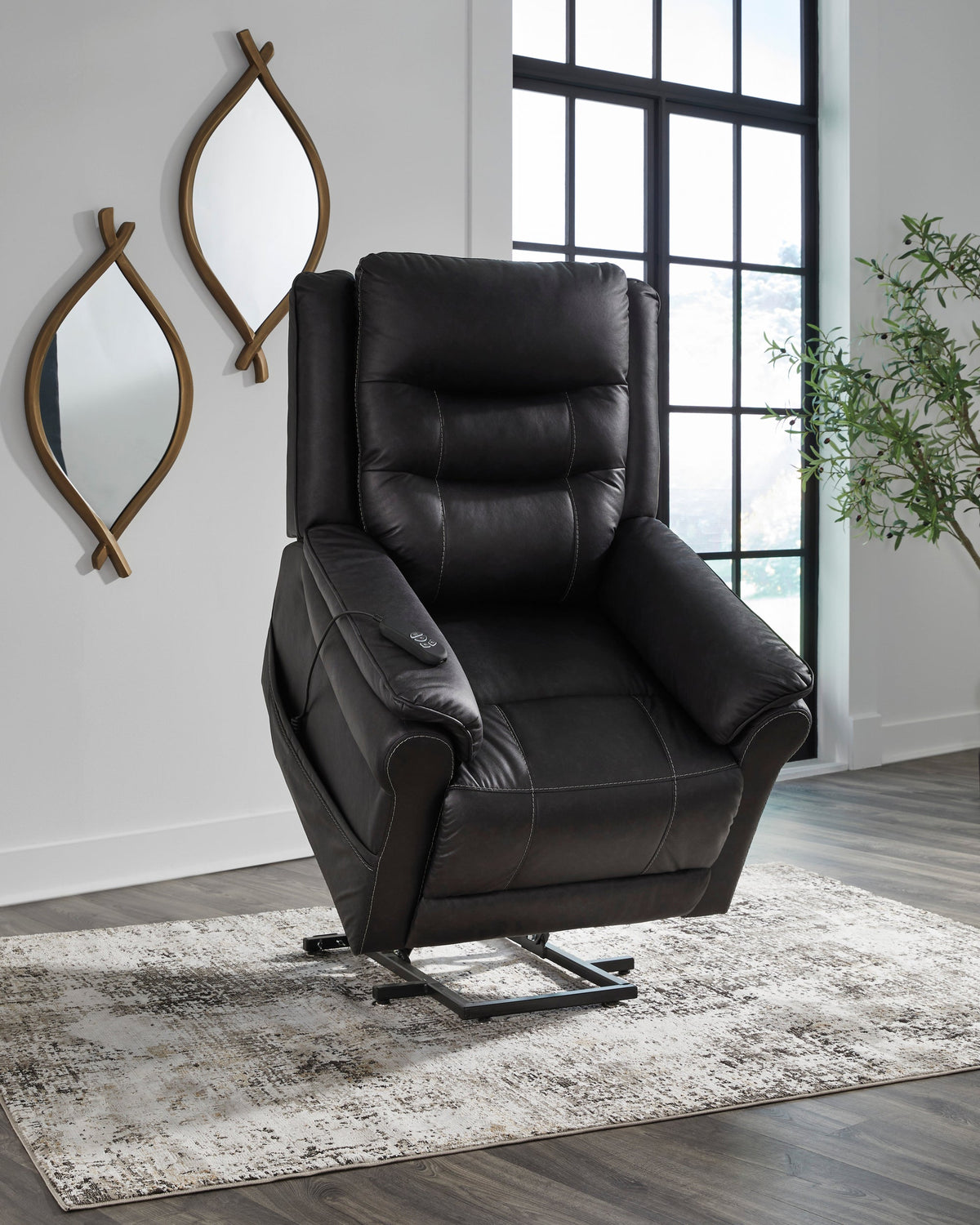 Ashley 1800512 Power Lift Recliner — Heat & Massage