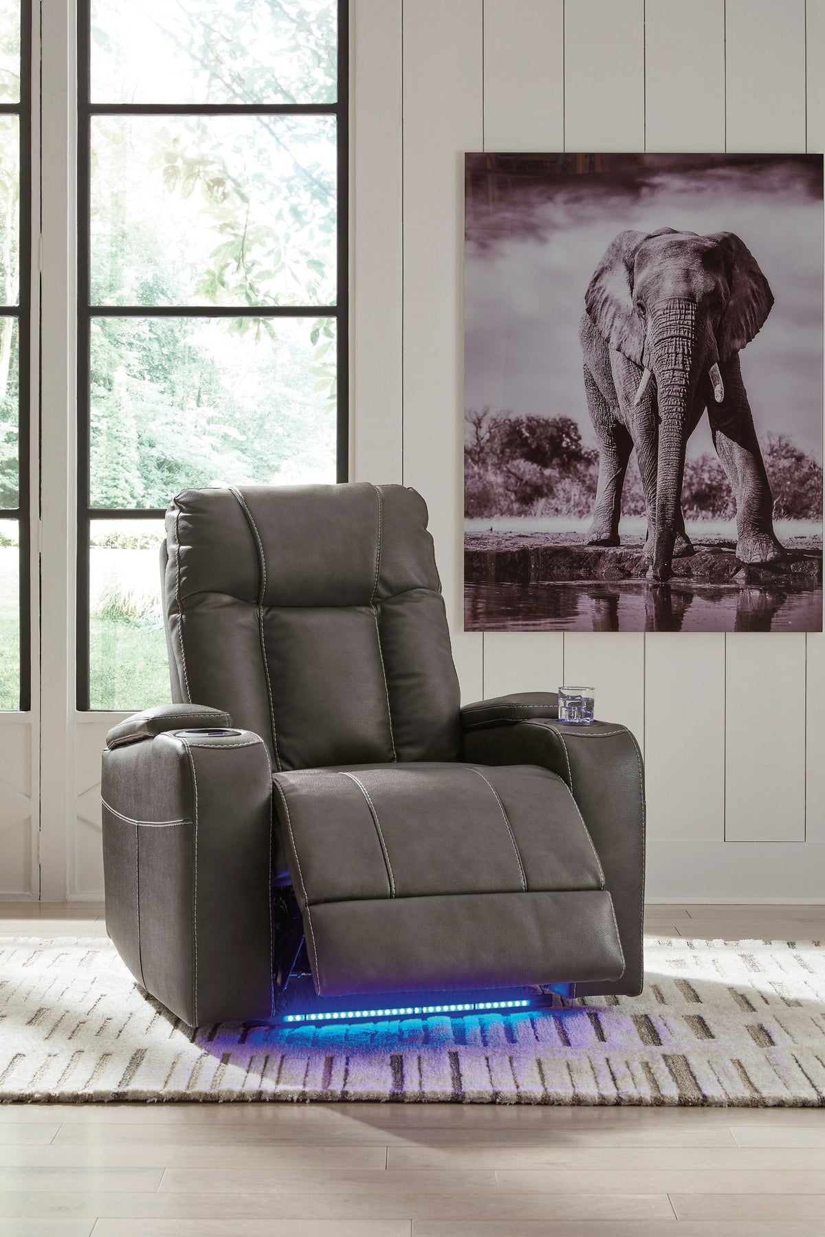 Ashley 6620513 Power Recliner — LED Lighting & USB Port