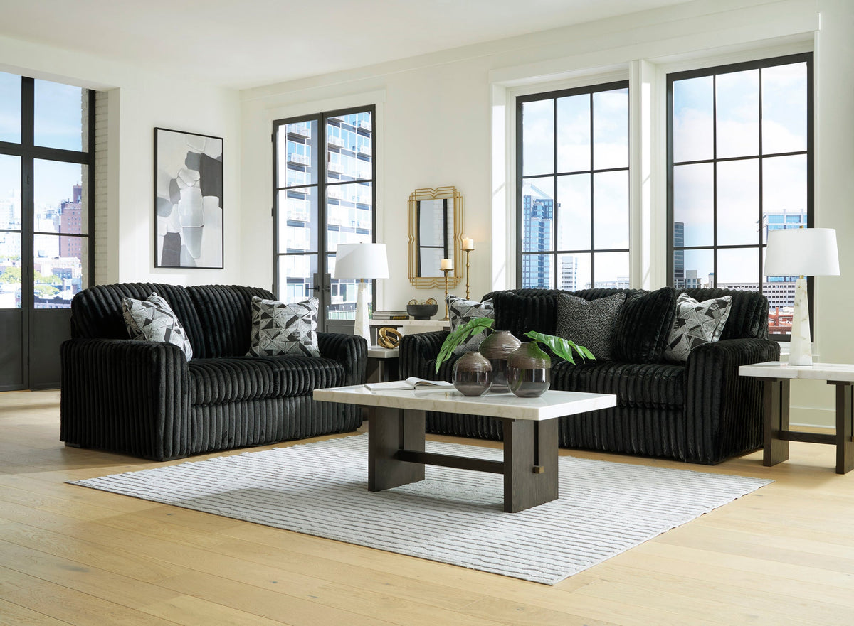 Ashley 981-03 Oversized Sofa & Loveseat — 98" Sofa