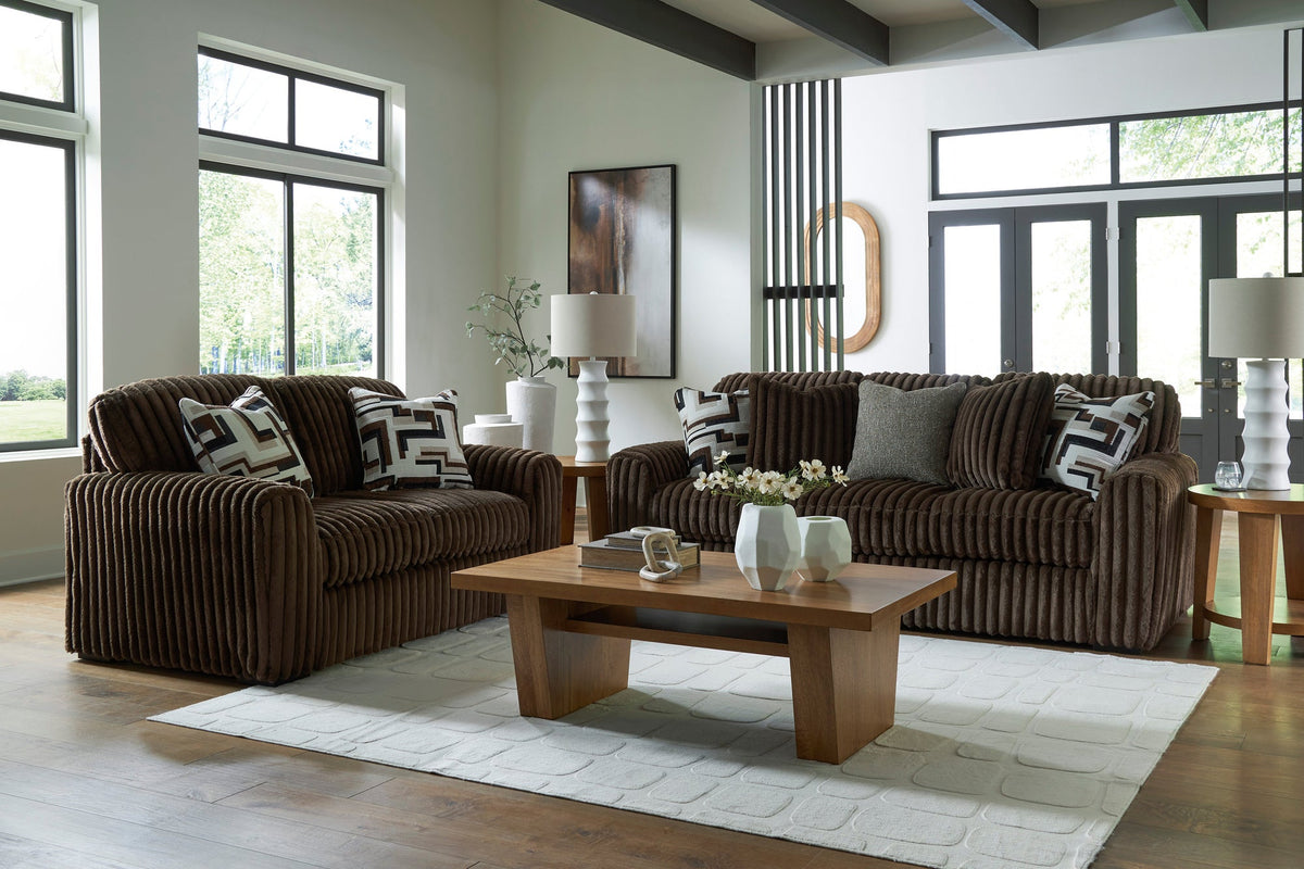 Ashley 981-04 Oversized Sofa & Loveseat — 98" Sofa