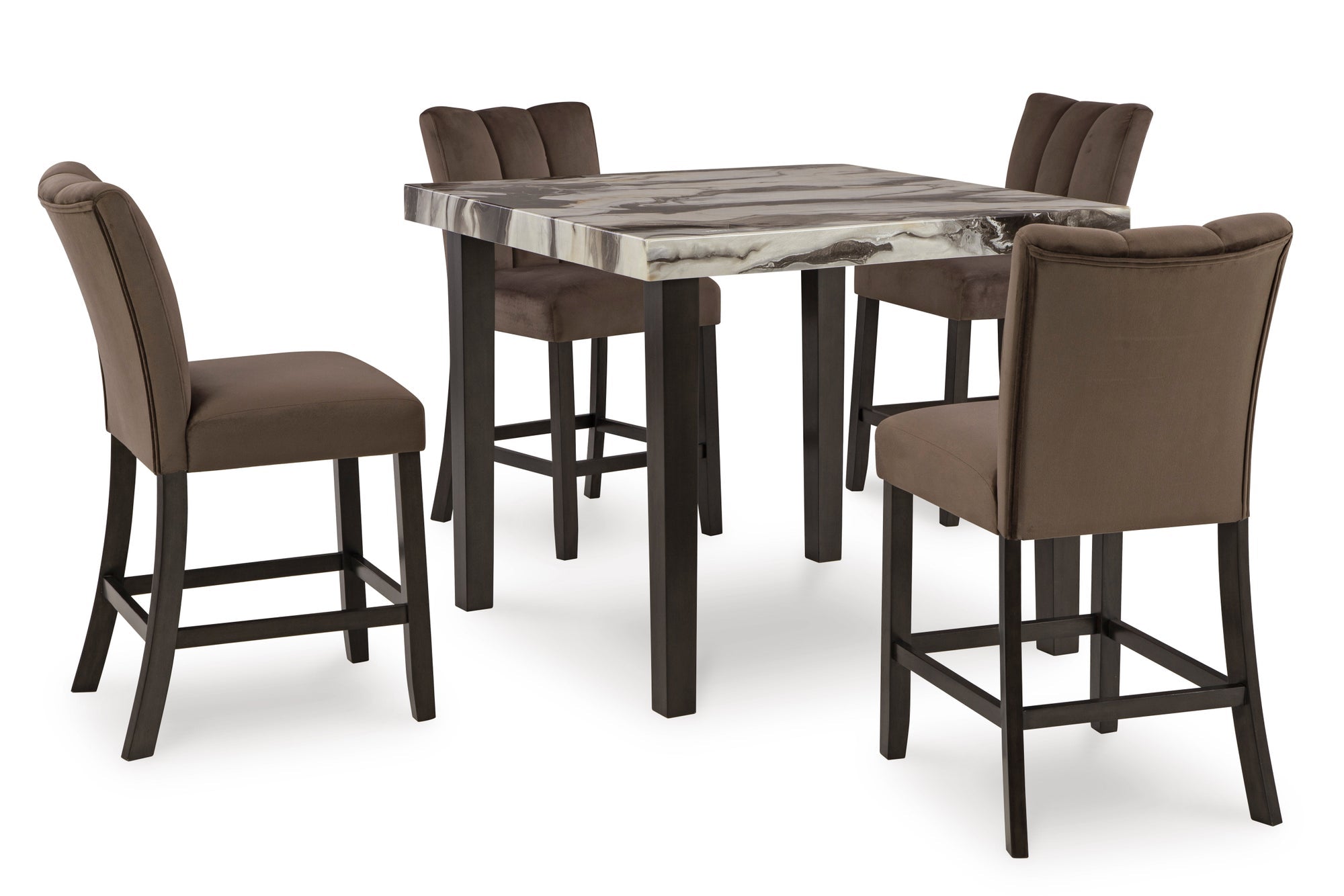 Ashley D581-13 Pub Table & 4 Chairs Set